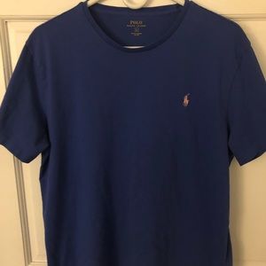 Large Blue Ralph Lauren Blue Tee